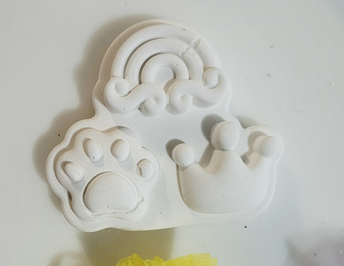 Rainbow paw crown Mix plaster painting for party favours gifts birthday