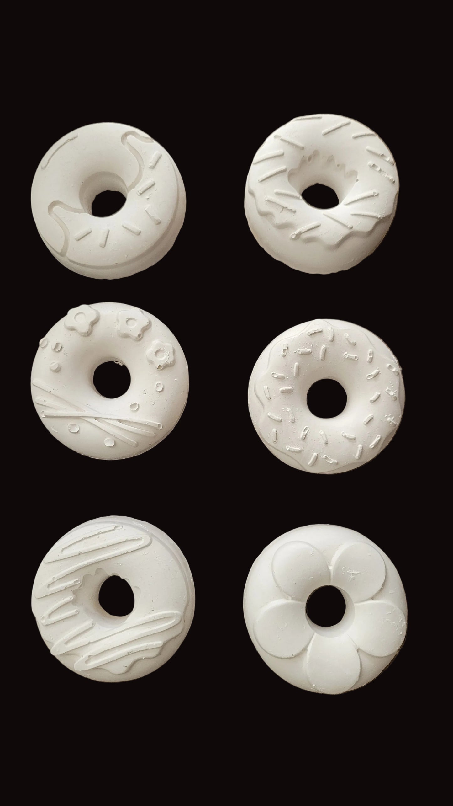 Sweet donuts design only plaster Plaster Painting donuts Party favour birthday gifts