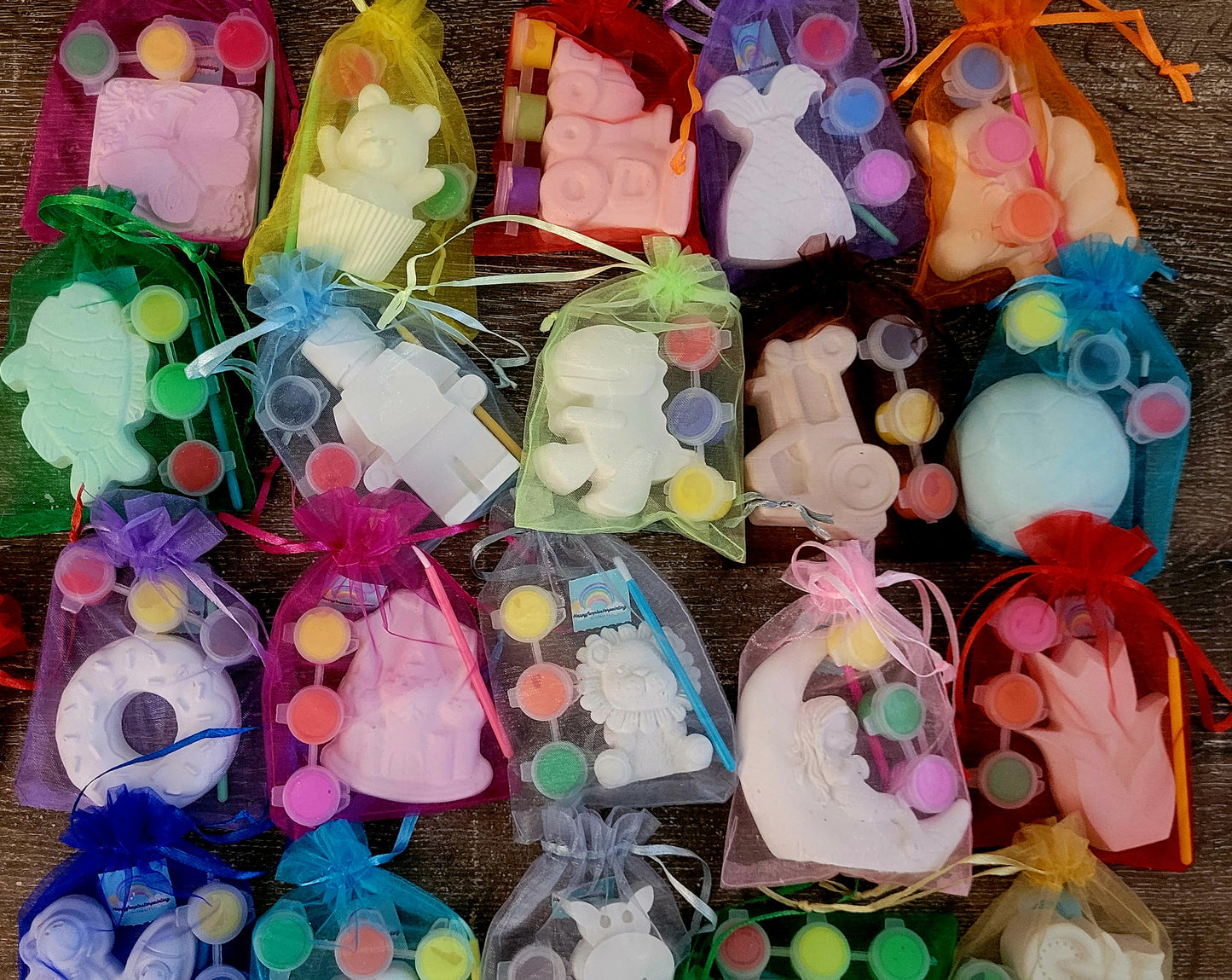 Mix design Animal car truck princess plaster Painting for girl party favours MIX