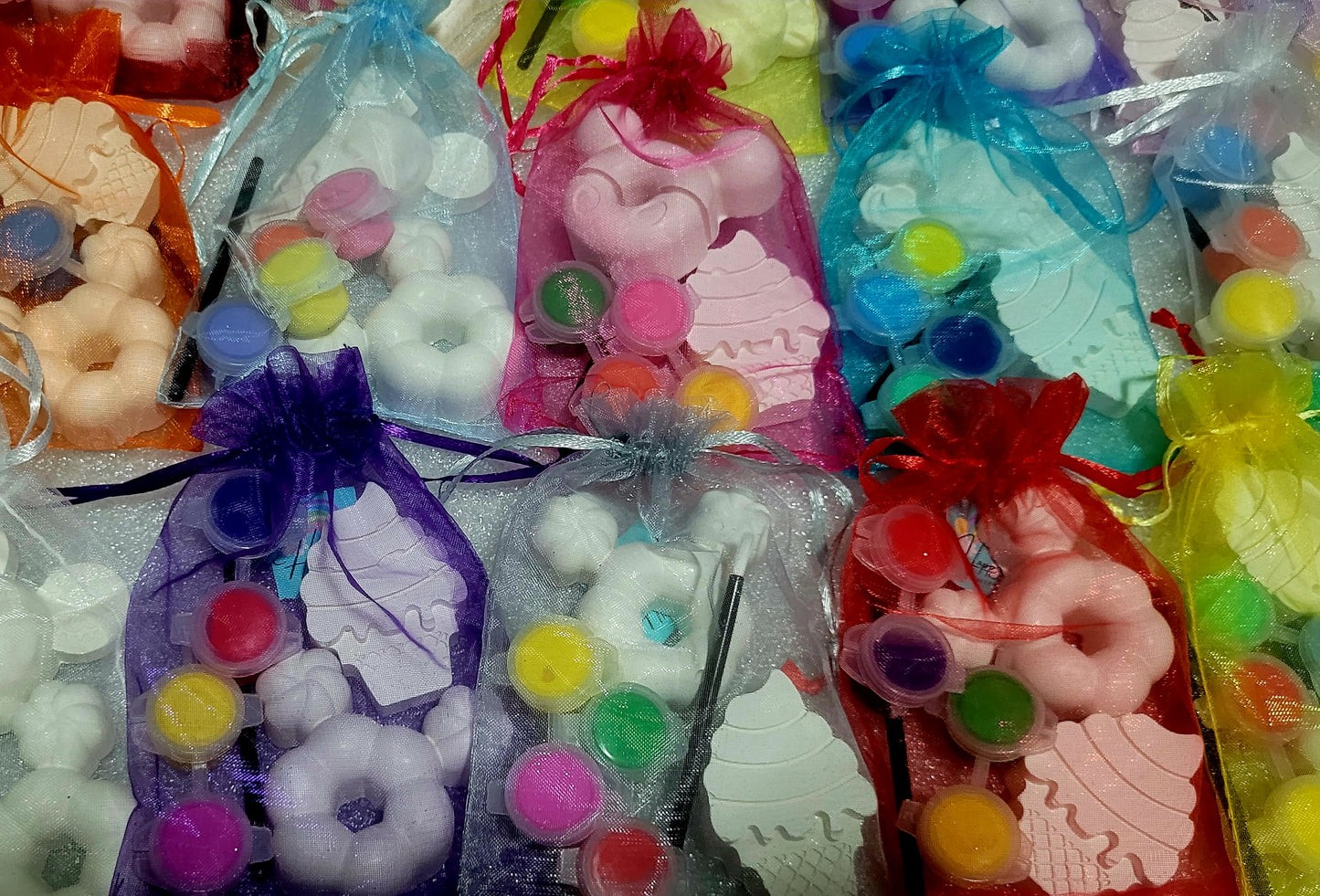 PARTY FAVOURS Mini plaster painting ice cream food Sweet Candy donuts cupcake Plaster Painting party favours favors birthday gifts