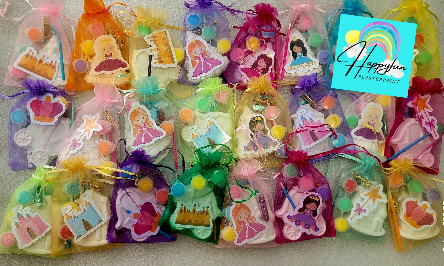 Princess Castle Plaster Painting Party Favour
