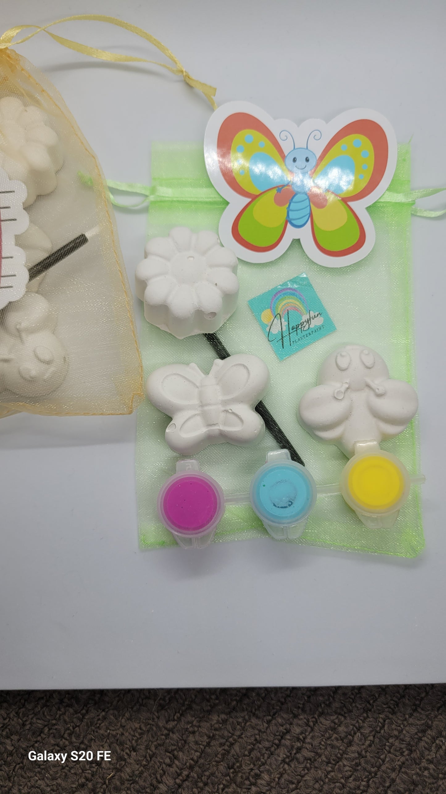 Mini bug bee butterfly Animal animals Plaster Painting Party favour birthday party favours kids school gifts birthday