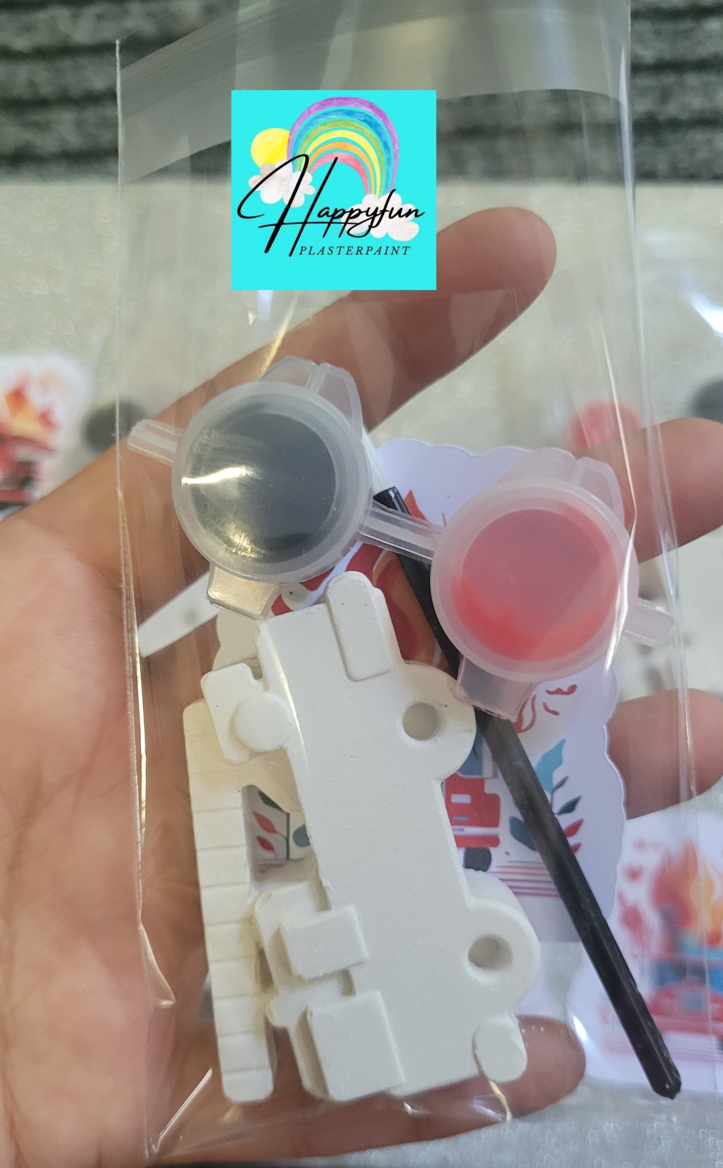 Mini Fireman fire flighter fire Vehicles Car Truck Plaster Painting for party favour favors treat bag Birthday gifts foe children boy girl kids