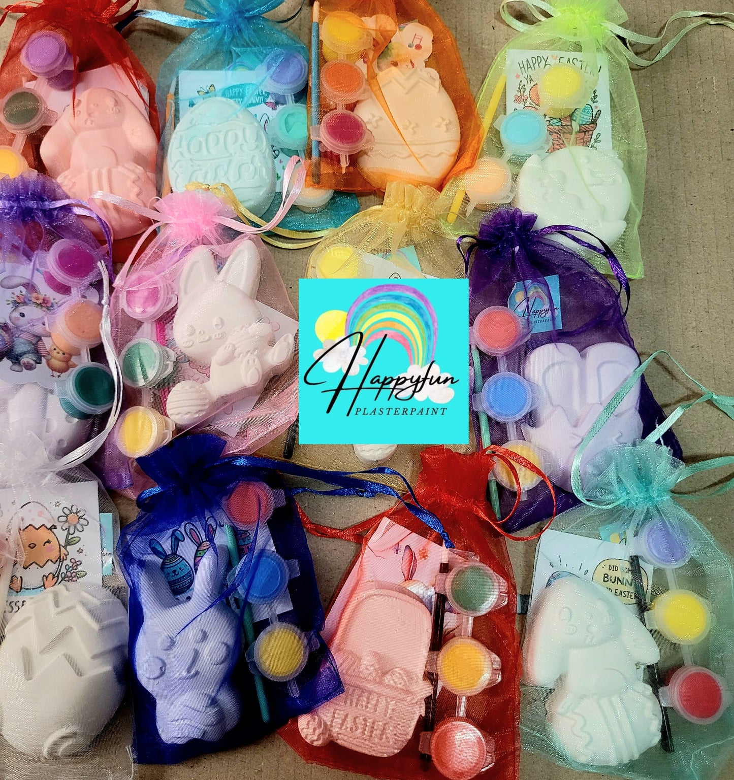 Rabbit bunny Easter day girl boy Plaster Painting Party favour favor