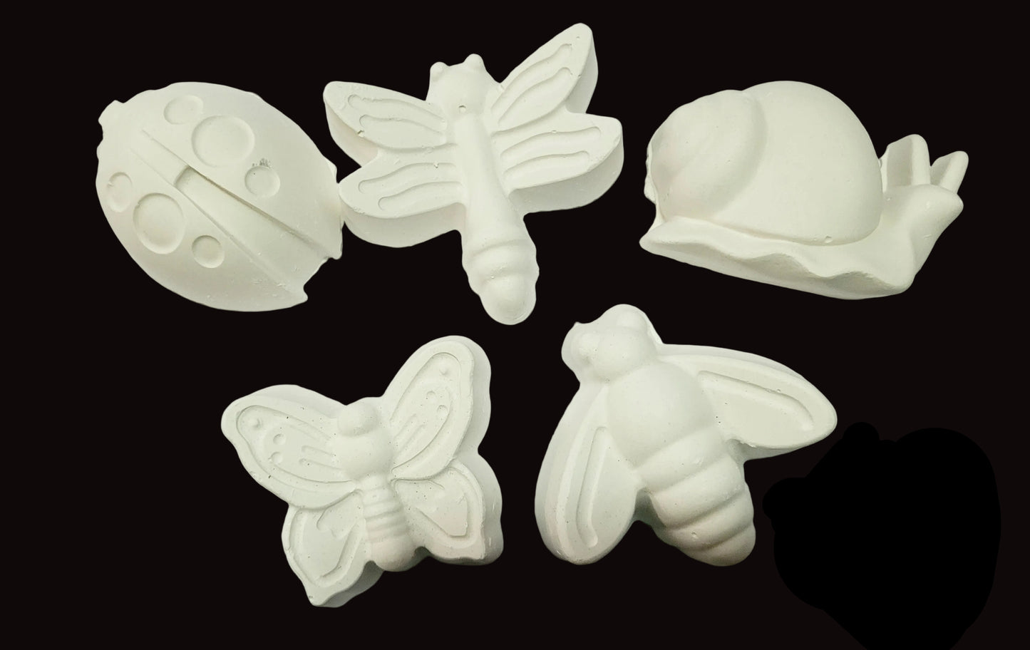 Only plaster Bug butterfly snail droganfly bee ladybug animal theme Plaster of paris Party favour birthday gifts craft paint