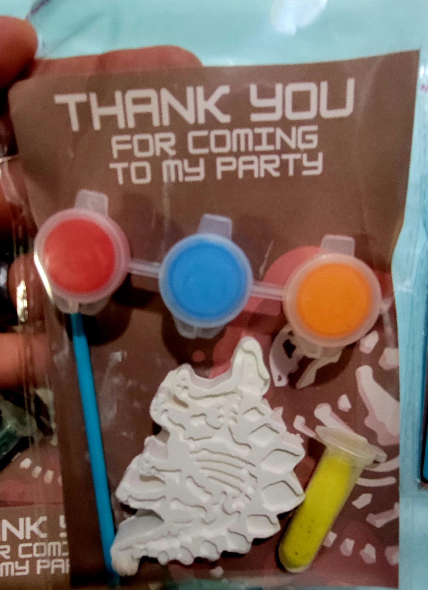 Mini fossil Dinosaurs plaster Painting party favor birthday gifts present art craft party favour