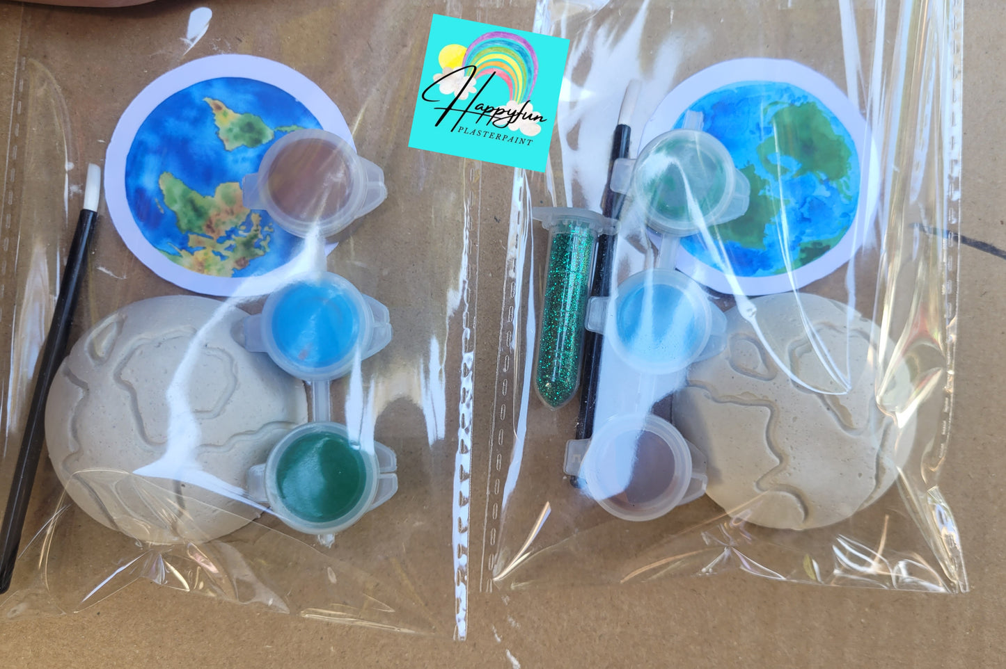 Earth Planet Plaster Painting party favours gifts return gifts