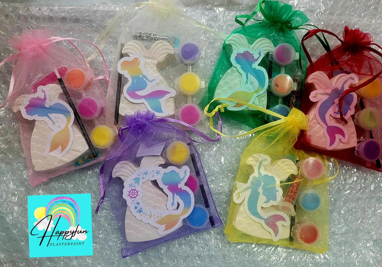 Cute Mermaid tail sea animal plaster painting kits