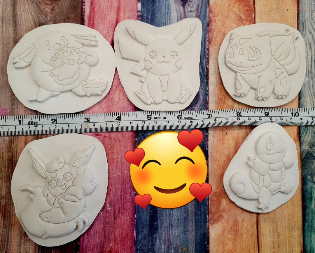 Pokemon pikachu characters friend licence Plaster Painting party favour