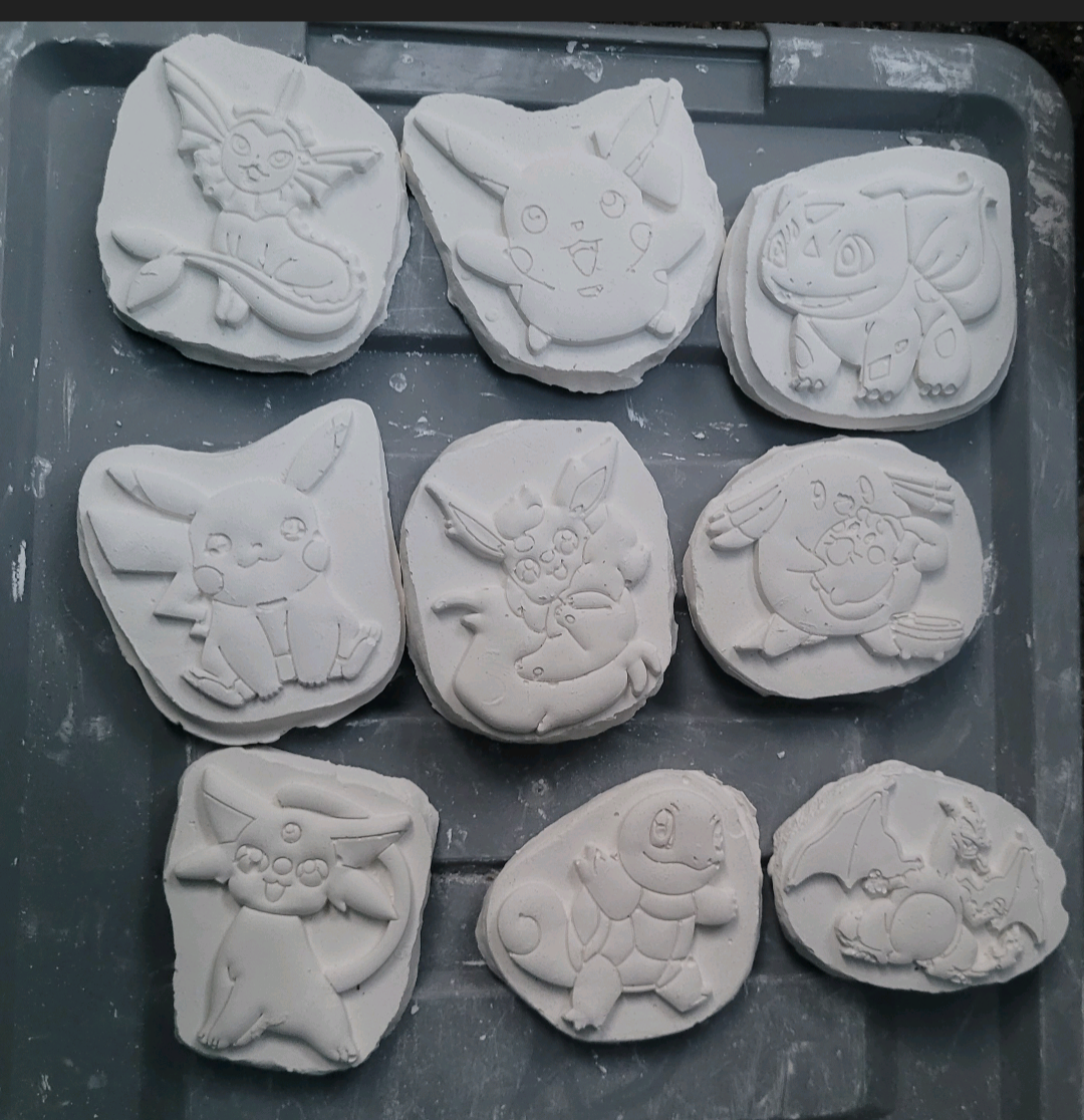 Only Plaster mix design pokemon Pikachu friend theme Painting paint art craft Party favour birthday gifts