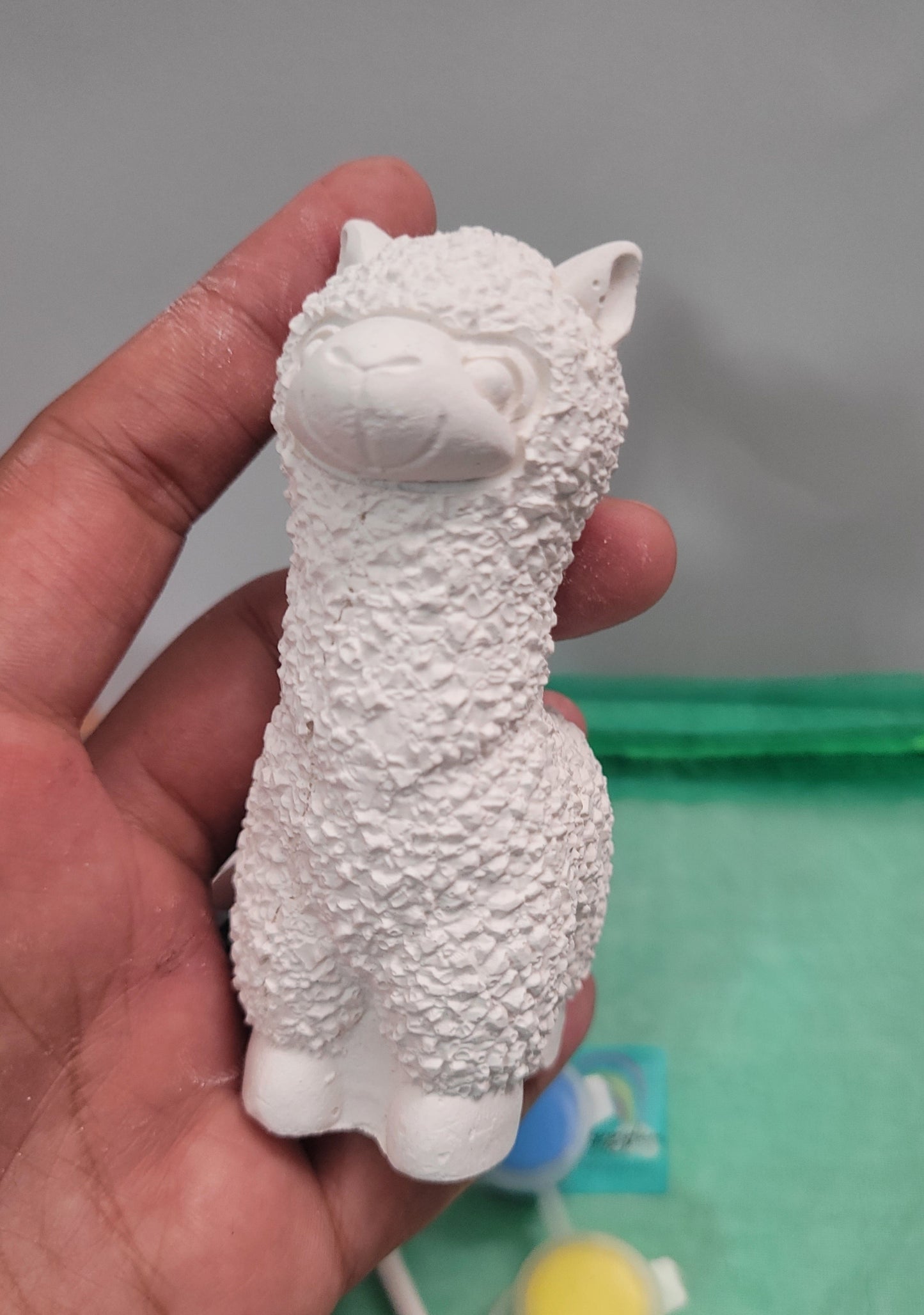 Llama animal 4D Plaster Painting Party favour favor for kids egg treat bag favors
