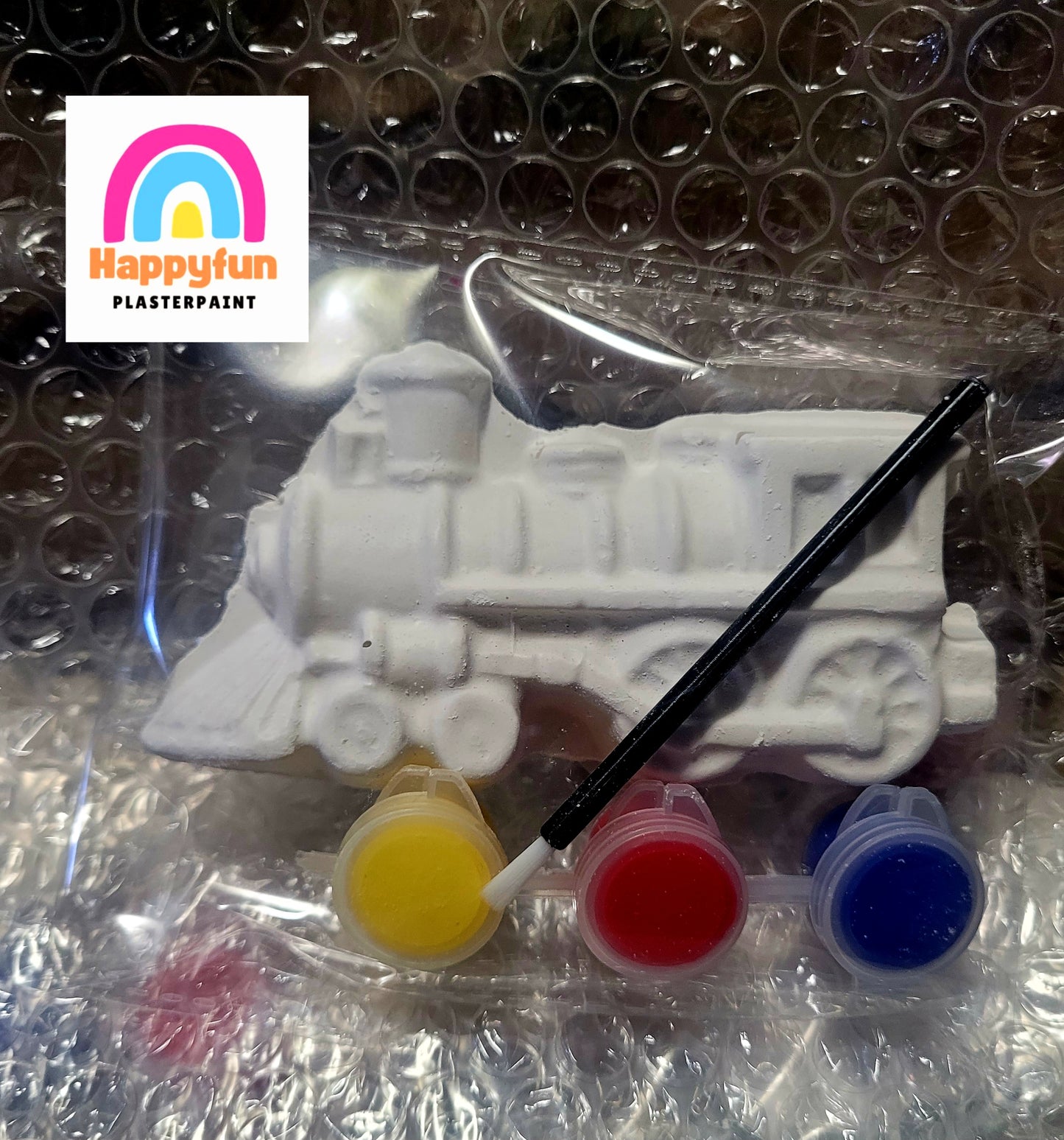 Vehicles truck TRAIN Construction plaster Painting Party Favour