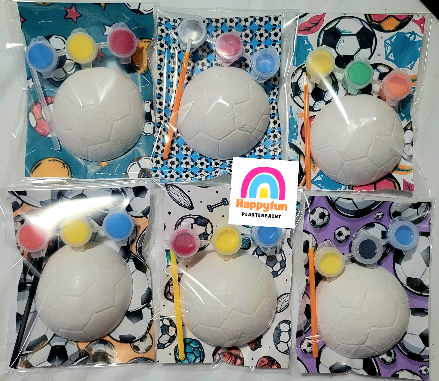 Ready to paint football sport theme Plaster Painting