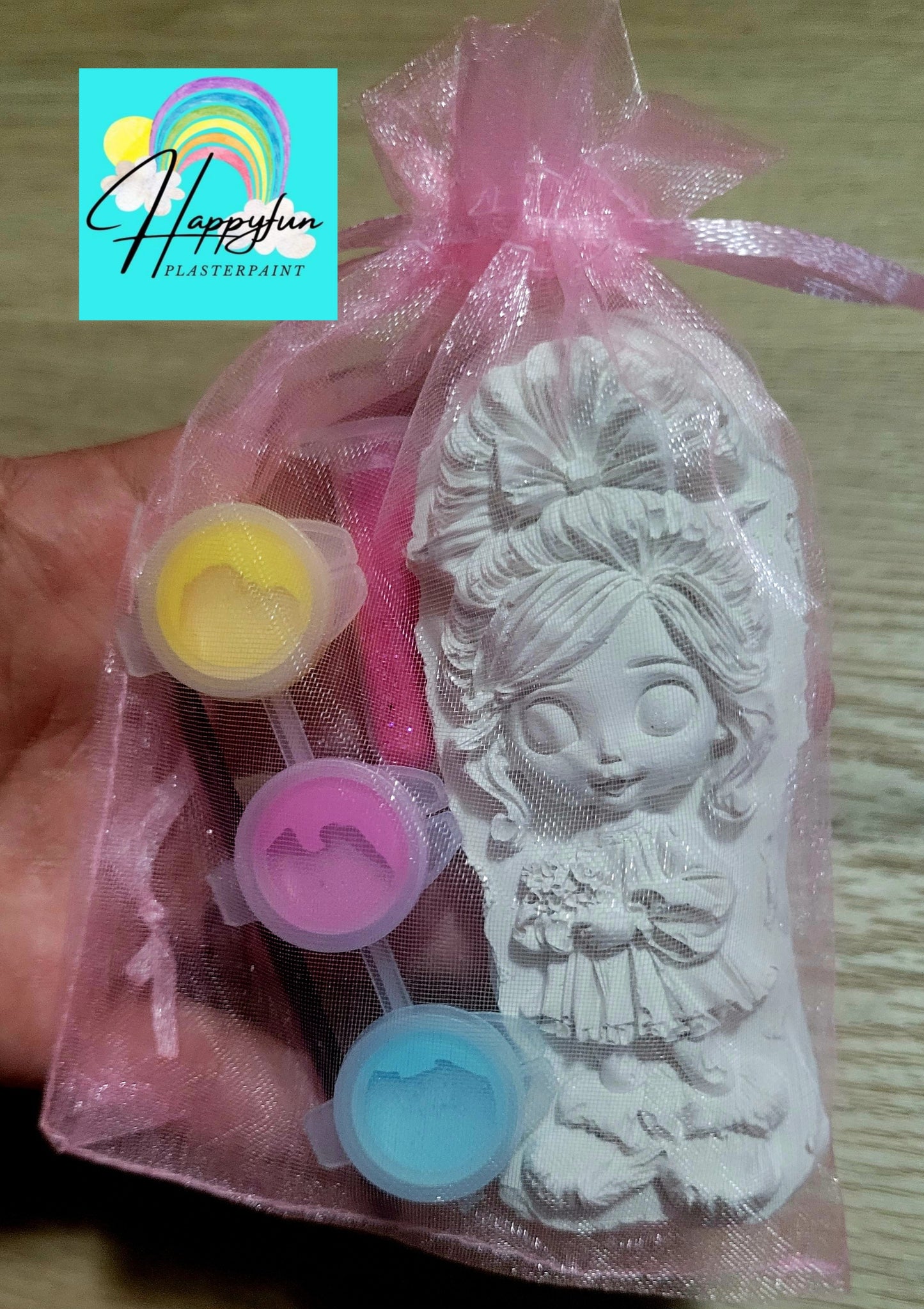 Girl Princess Dolls plaster painting kits