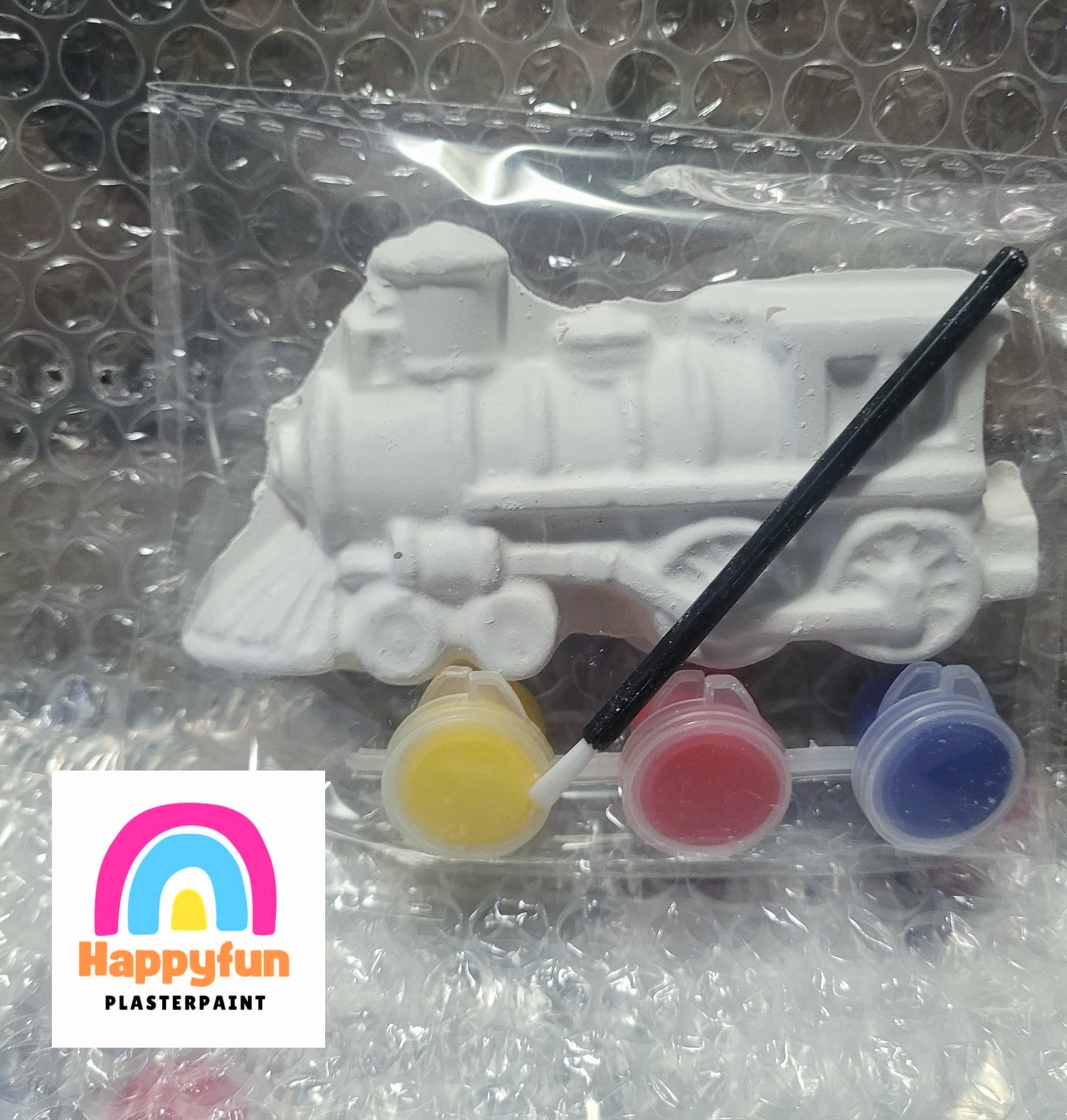 Vehicles truck TRAIN Construction plaster Painting Party Favour
