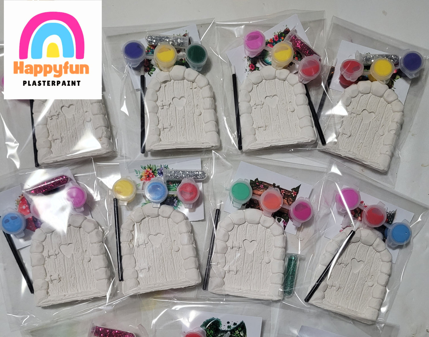 Fairy door garden princess Plaster painting Party Favours favors home decorating girl children birthday gifts kids art craft