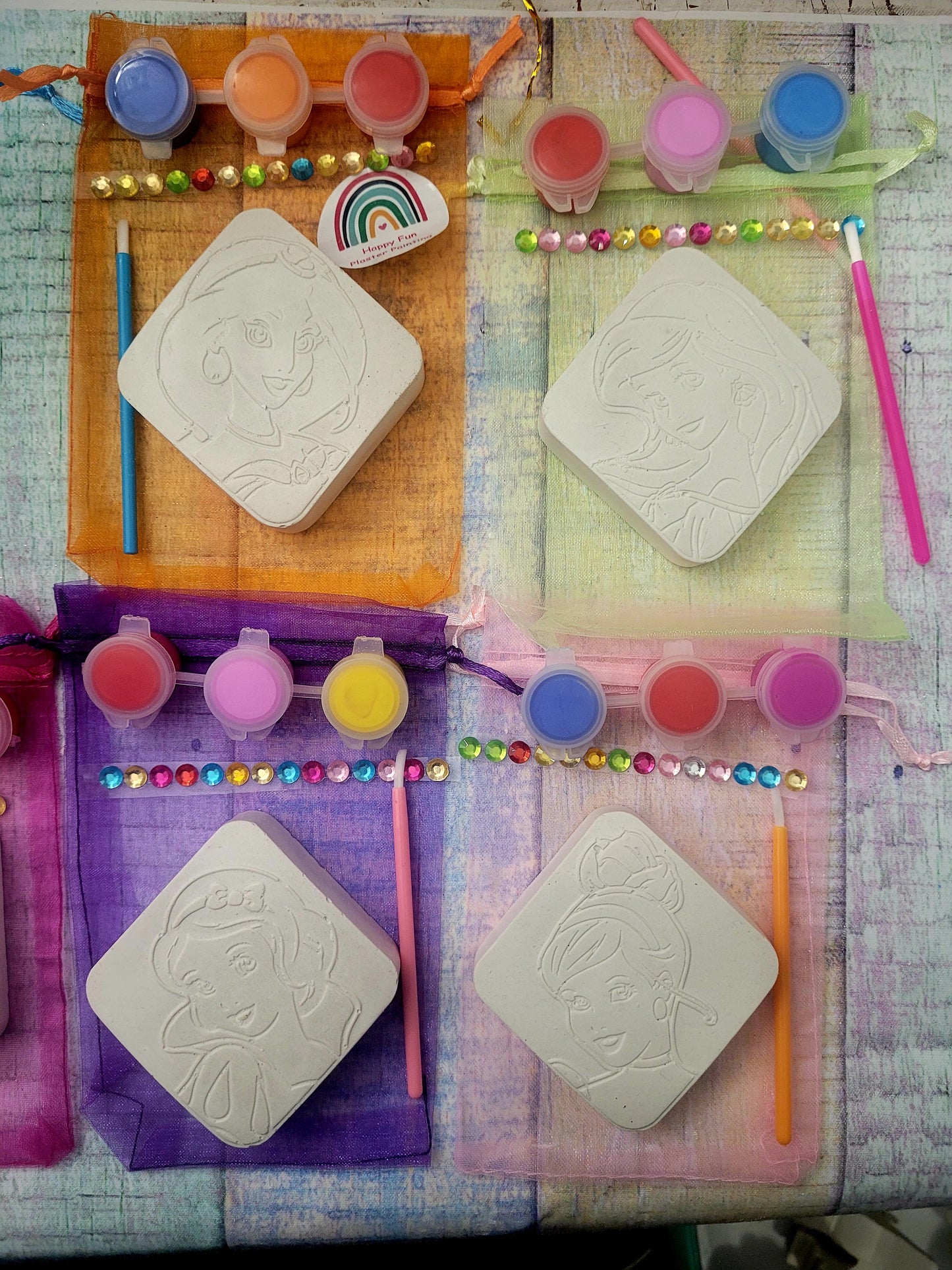 Disney Princess Plaster Painting