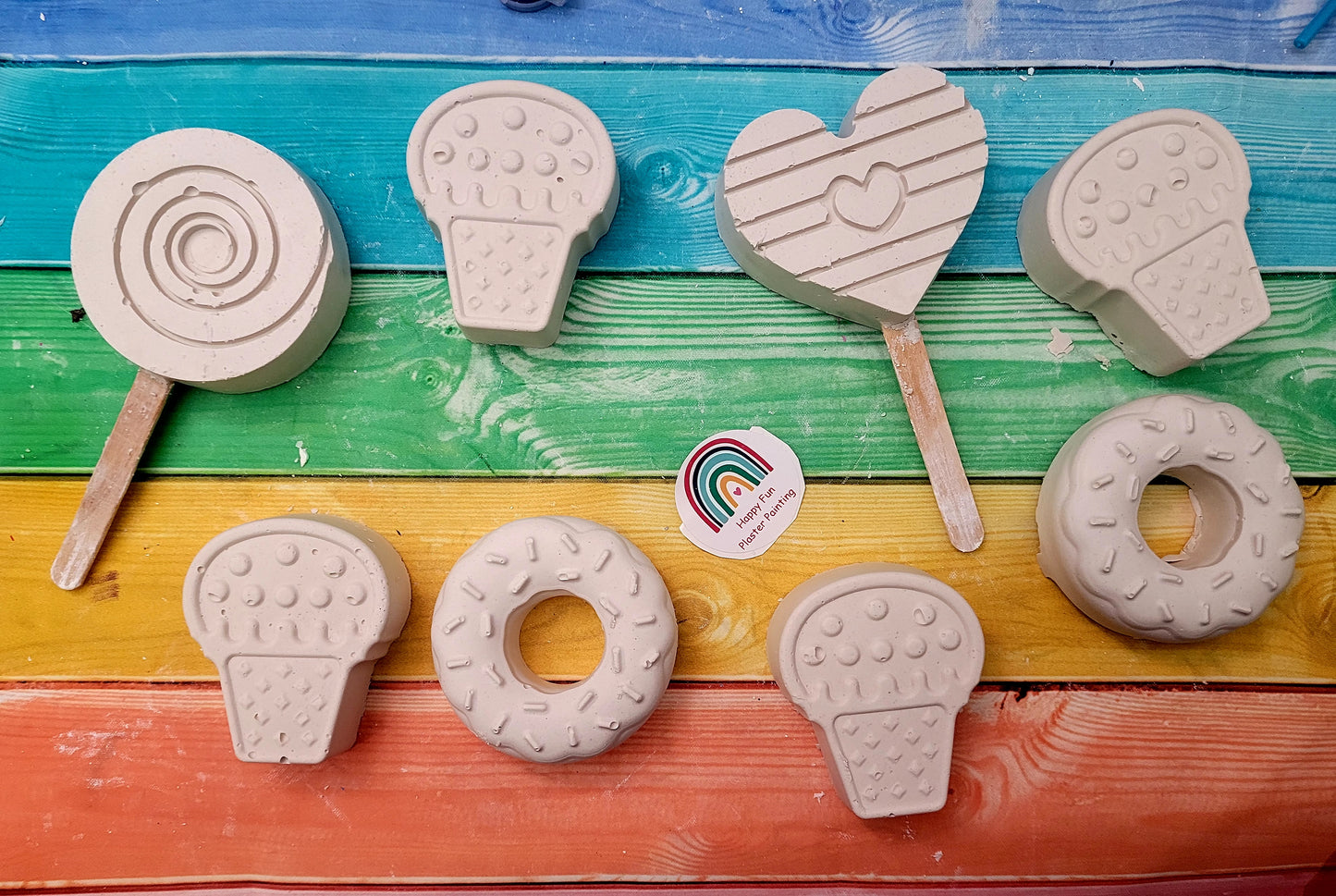 Bulk sweet Candy donuts food cupcake Plaster Painting party favours favors birthday gifts