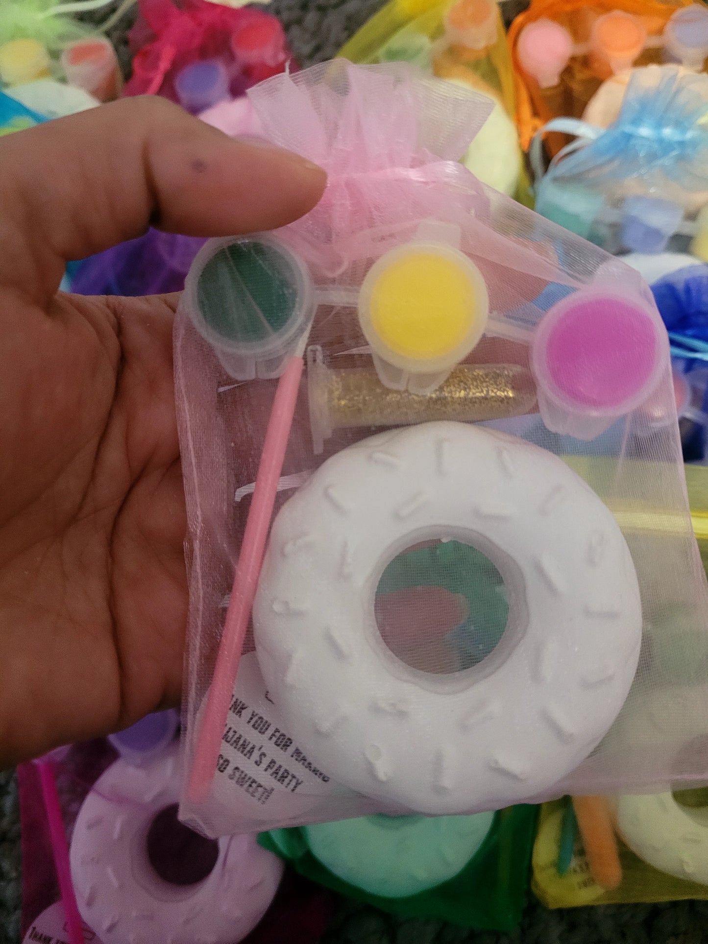 Bulk sweet Candy donuts food cupcake Plaster Painting party favours favors birthday gifts