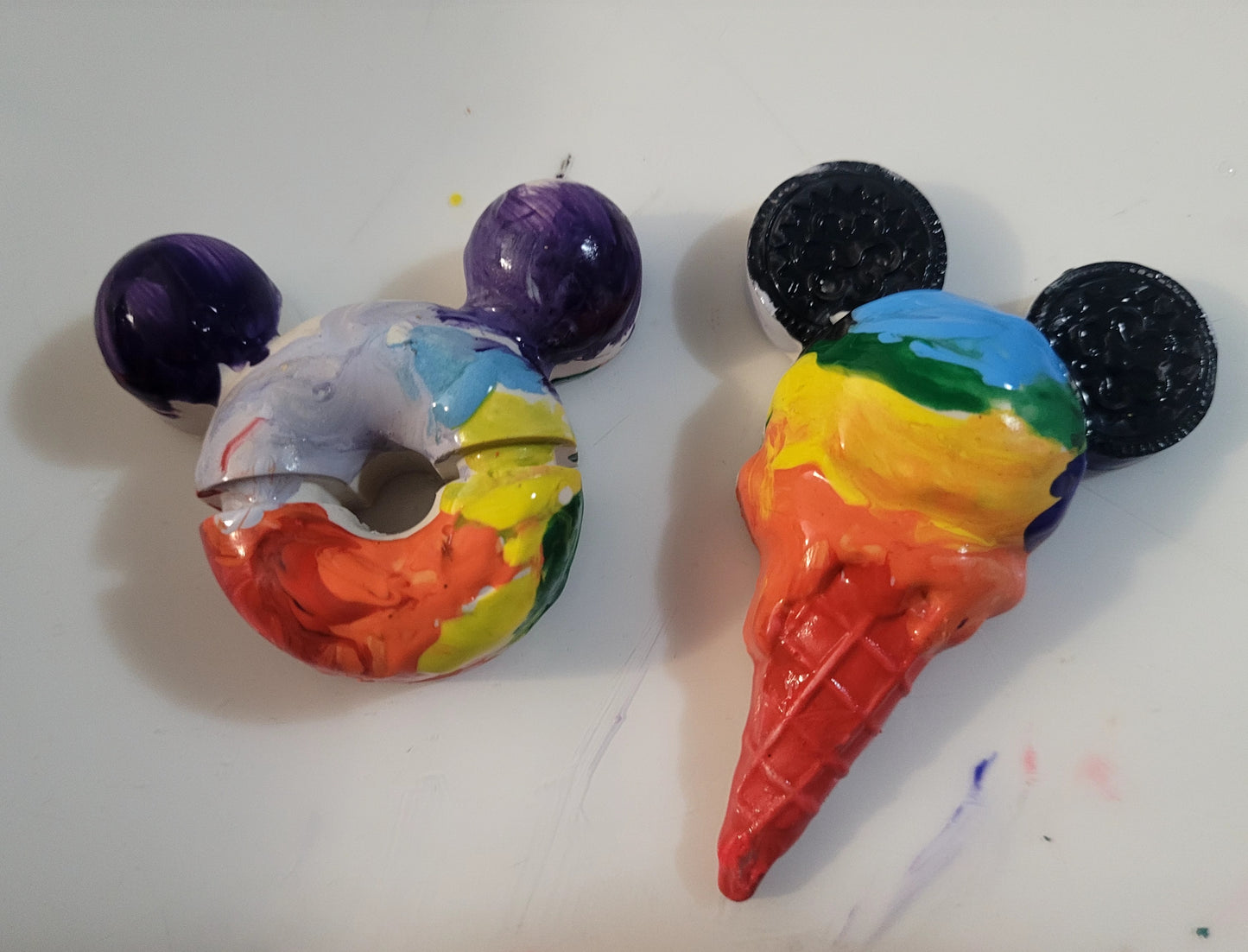 PARTY FAVOURS Mini plaster painting ice cream food Sweet Candy donuts cupcake Plaster Painting party favours favors birthday gifts