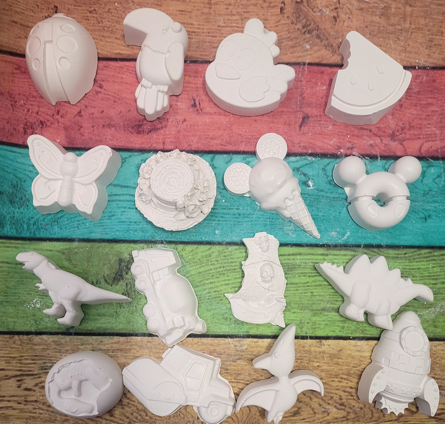 mix design Plaster painting party favours