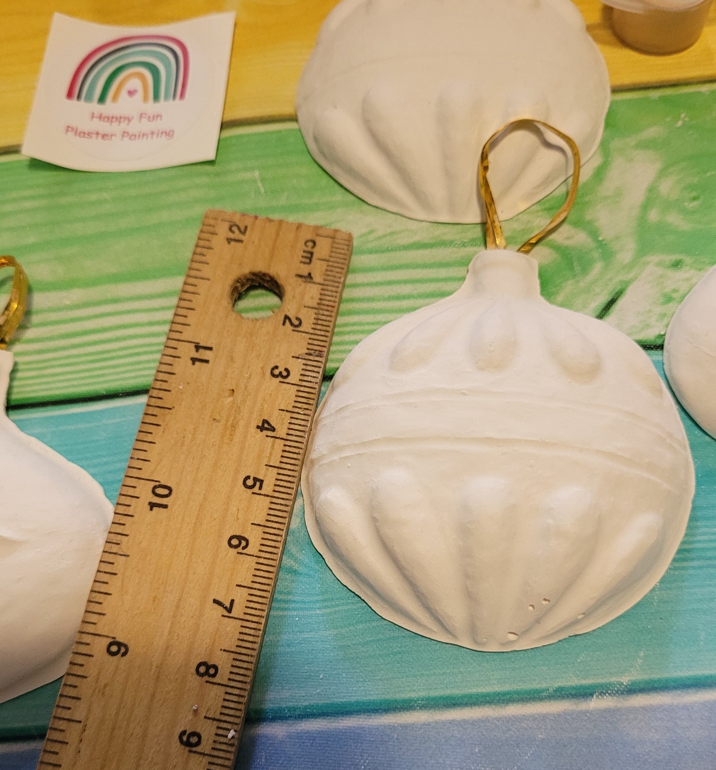 Christmas ornament plasters GIFTS SET Plaster painting