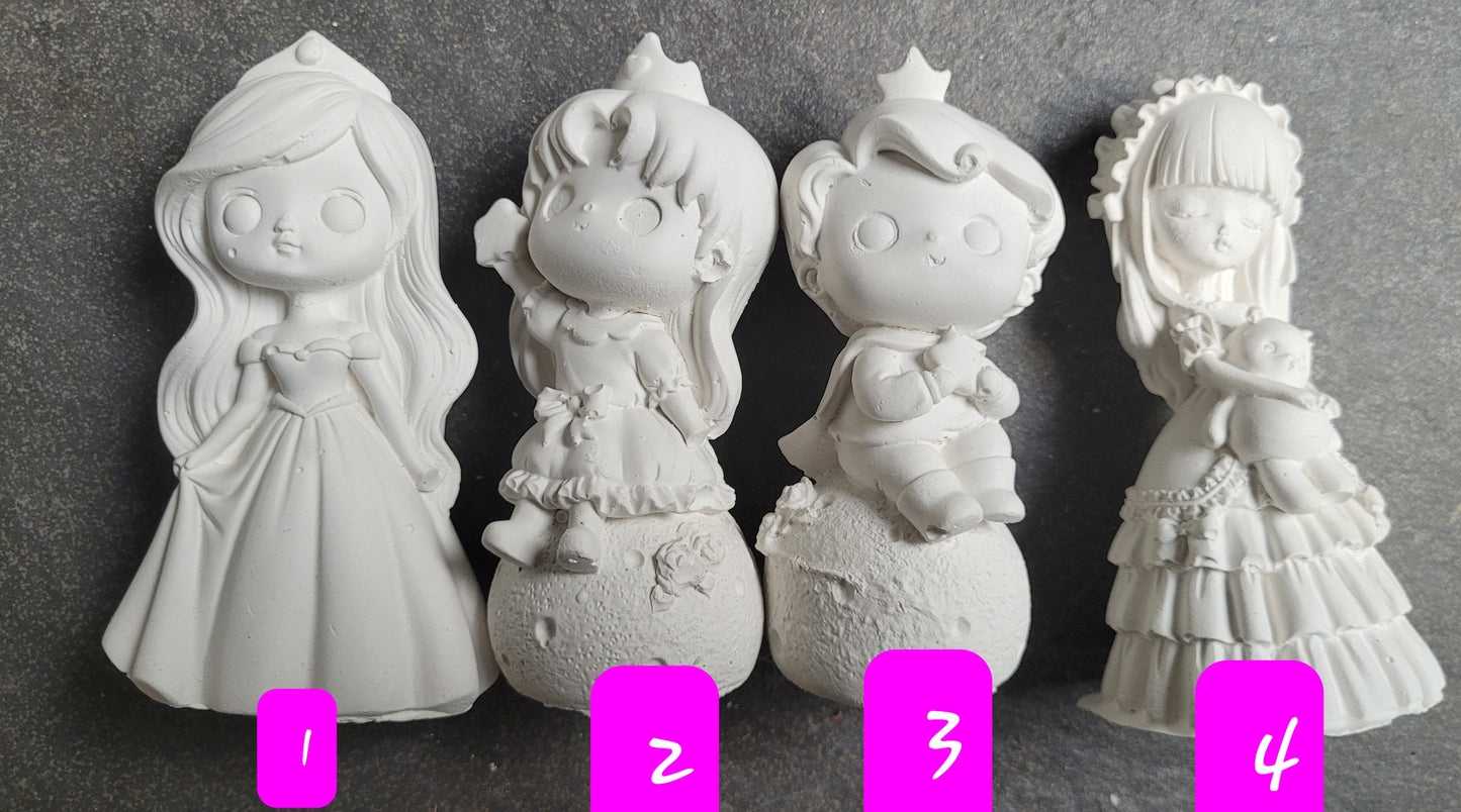 Bulk princess Princess girl Plaster painting