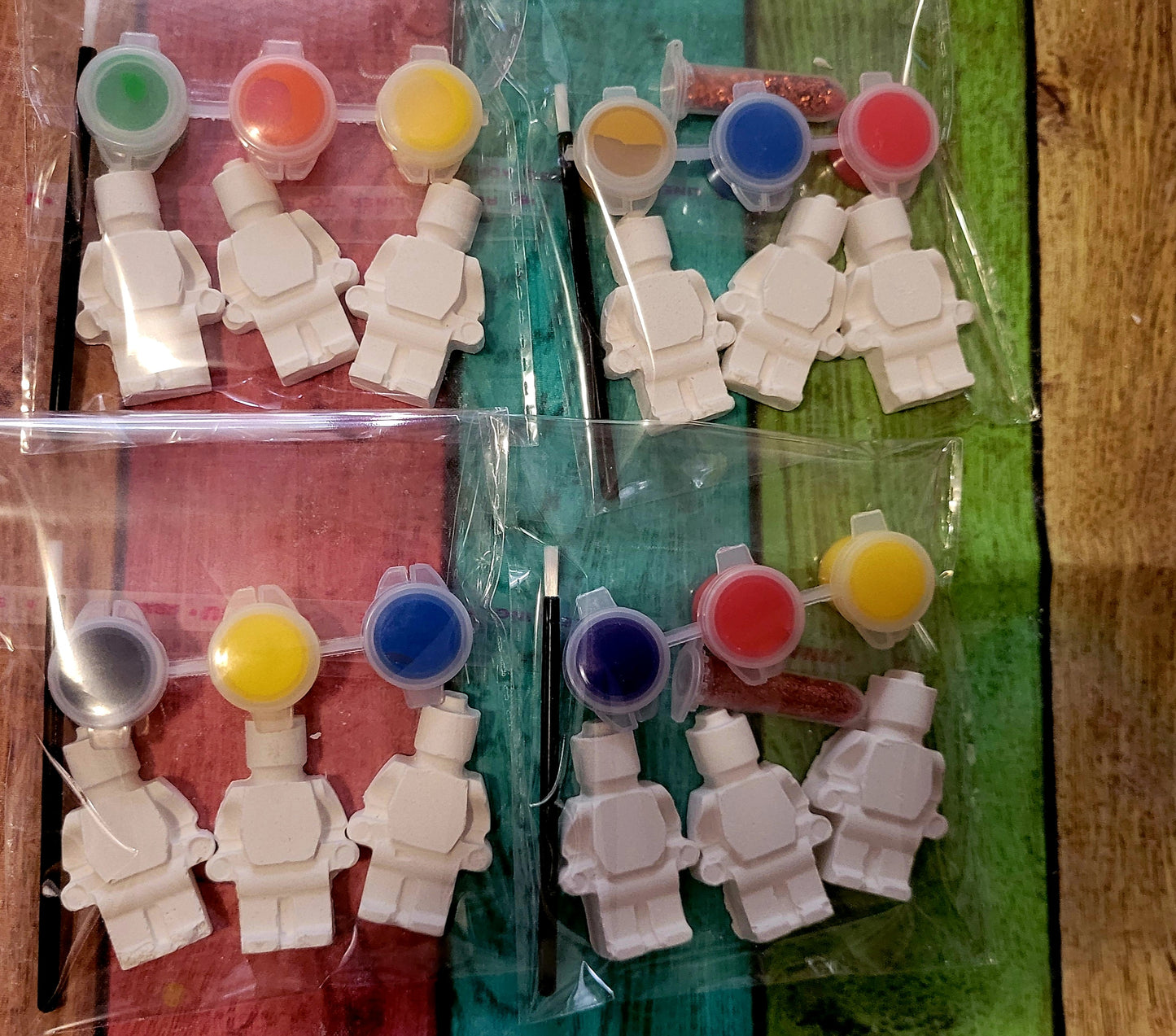 Robot plaster Painting party favour favor home decor