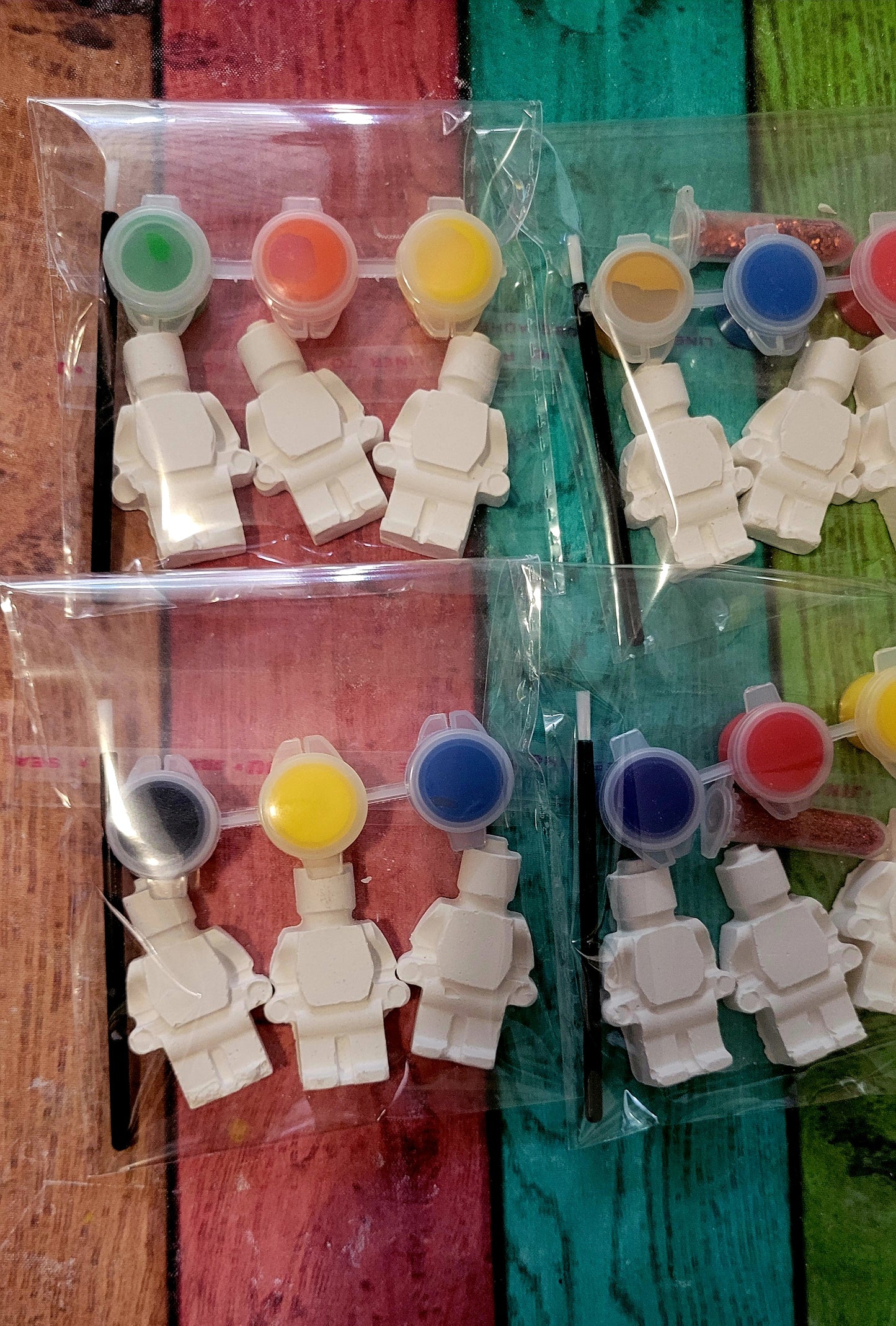 Robot plaster Painting party favour favor home decor