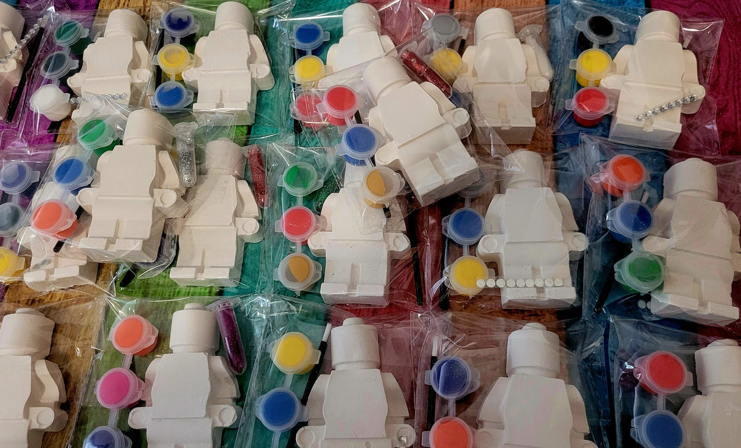 Robot lego plaster Painting party favours birthday gifts for birthday boy party favors