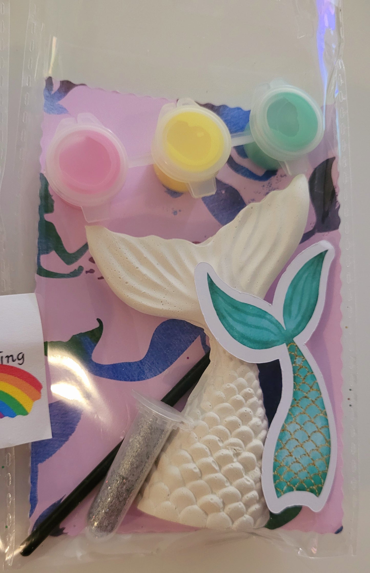 Mermaid girl mermaid tail Plaster Painting Party favour favor