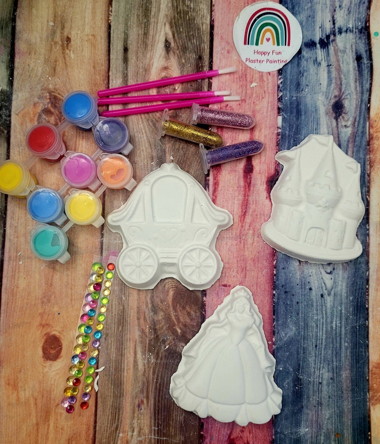 Princess  Castle Plaster Painting Party Favour