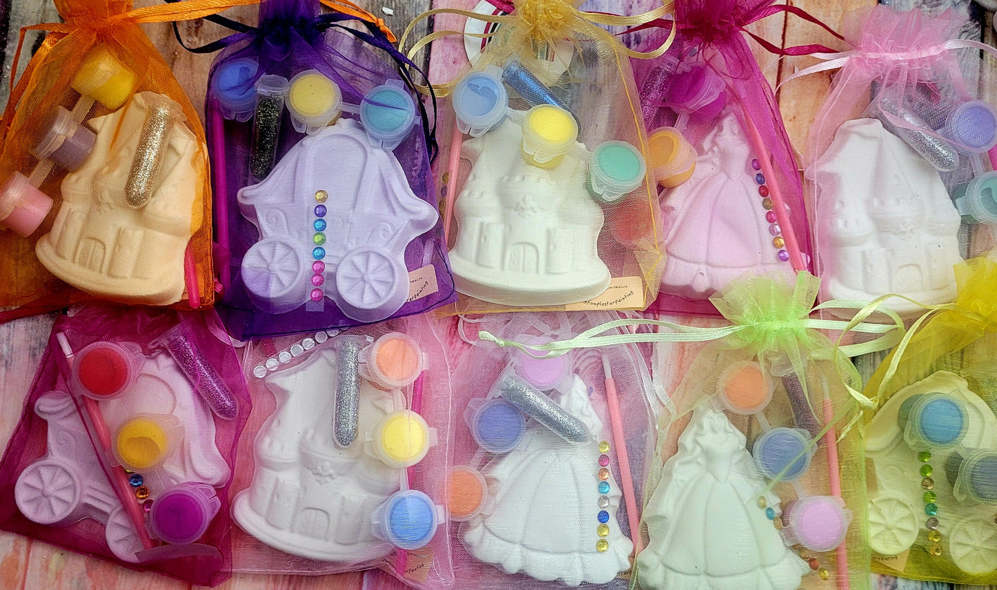 Princess  Castle Plaster Painting Party Favour