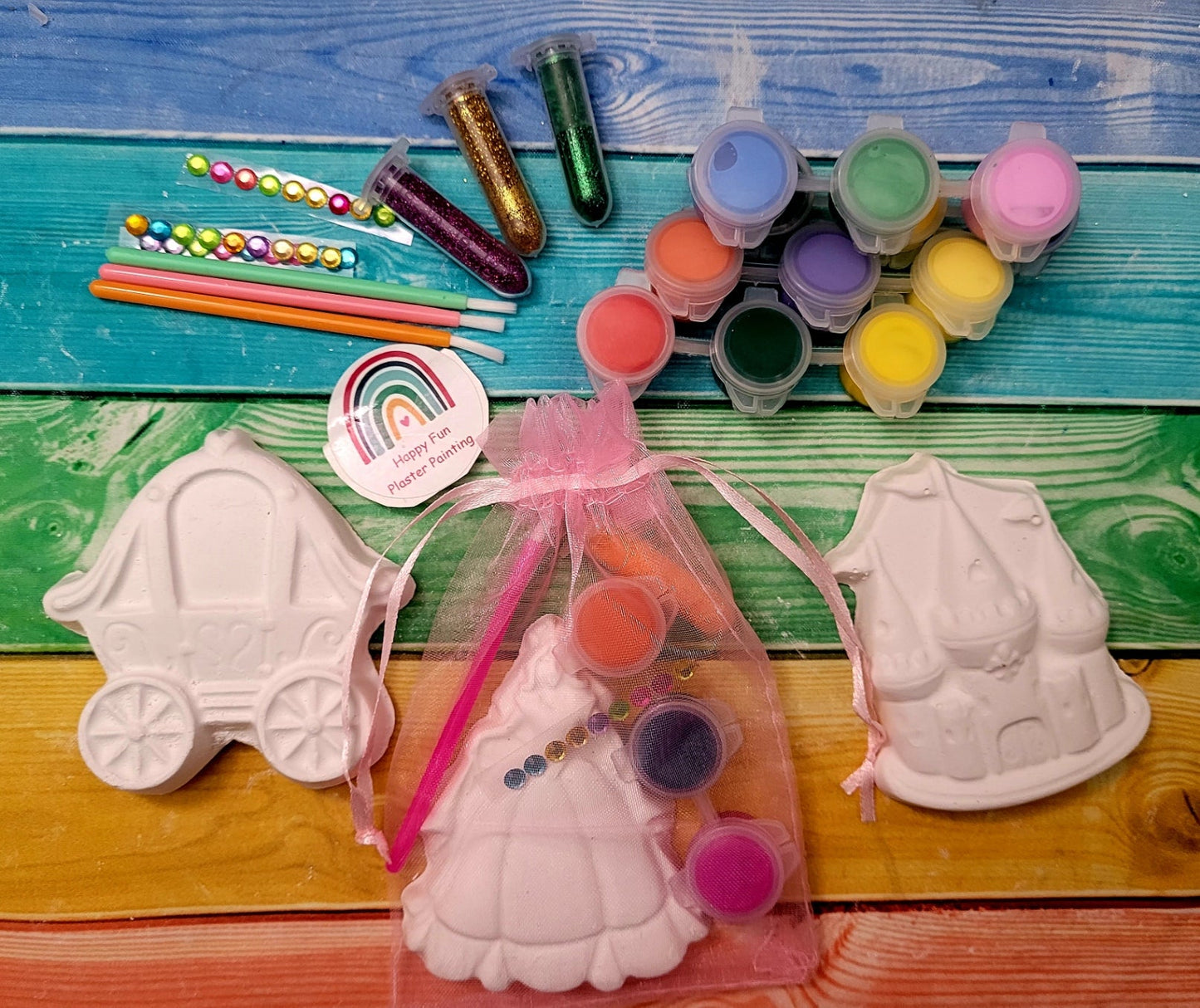 Princess  Castle Plaster Painting Party Favour