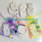 Only plasters Flower plaster painting for party favours gifts birthday