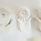 Flower plaster painting for party favours gifts birthday