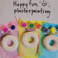 Donut with spinkle  food  Plaster Painting party favours favors birthday gifts