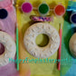 Donut with spinkle  food  Plaster Painting party favours favors birthday gifts