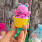 Teddy bear cupcake birthday gifs for kids birthday food  Plaster Painting party favours favours birthday gifts treat bag favor home animal