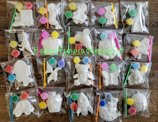 mix design  Plaster painting party favours