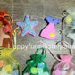 Mermaid tail sea animal plaster painting party favours birthday gifts kids art craft kids school holiday activities paint your own