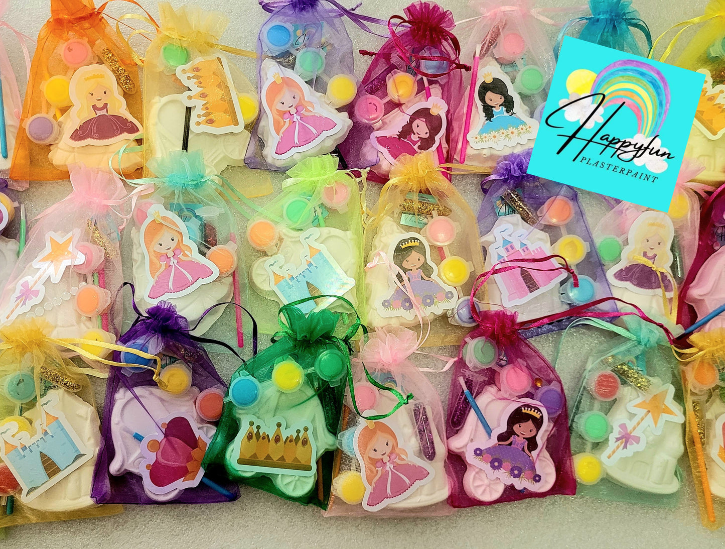 Princess  Castle Plaster Painting Party Favour