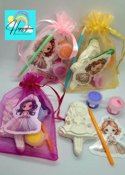 Mini girl princess plaster Painting with sticker for girl birthday gifts  party favours