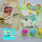 Mini bug bee butterfly Animal animals Plaster Painting Party favour  birthday party favours  kids school gifts birthday