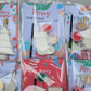 Stocking filling school Christmas Santa Ginger breadman bell tree stocking plasters packs Plaster painting gifts snowman kids return bag howm decor ornaments