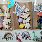 4 Mini dinosaurs  Plaster Painting party favour for birthday gifts return sticker facors home decor party kids children