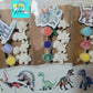 4 Mini dinosaurs  Plaster Painting party favour for birthday gifts return sticker facors home decor party kids children