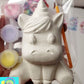 Unicorn Plaster Painting party favours kids birthday gifts treat bag art craft girl