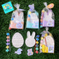 Gift box  Big size  Easter rabbit Egg plaster painting party favor favours treat boy birthday gifts