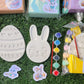 Gift box  Big size  Easter rabbit Egg plaster painting party favor favours treat boy birthday gifts